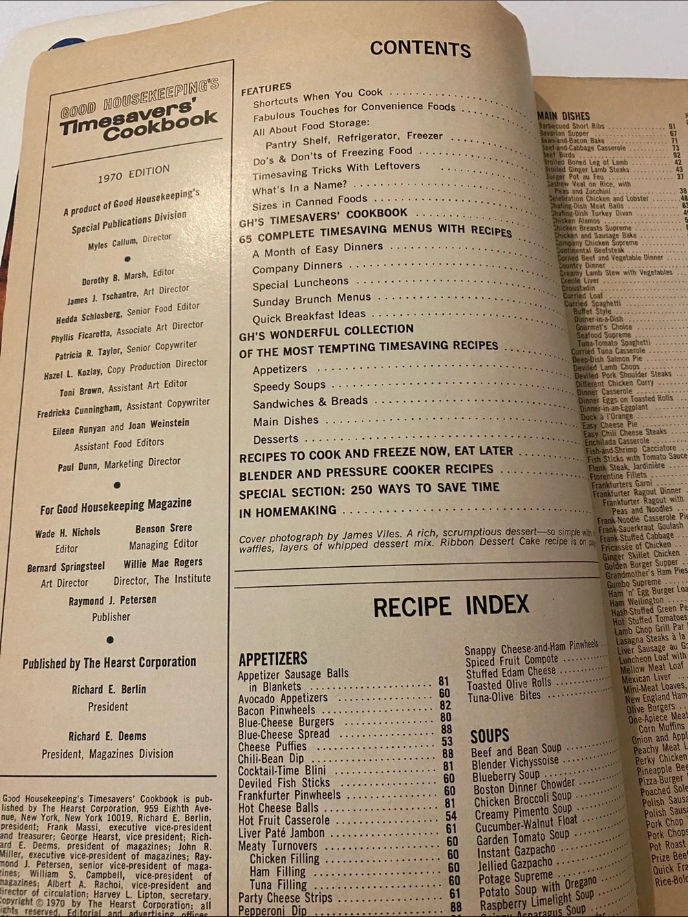 Timesavers' Cookbook - Beige Cover